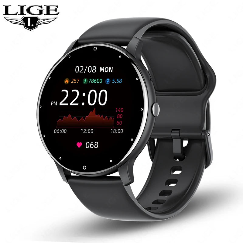 Smart Watch for Women & Men – Full Touch Screen Bluetooth Calling Fitness Tracker for Android & iOS