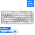 Ak820/Pro Wireless Mechanical Keyboard Bluetooth 5.1 2.4G USB-C Wired Hot Swappable RGB Gaming Keyboard Gasket Mount With