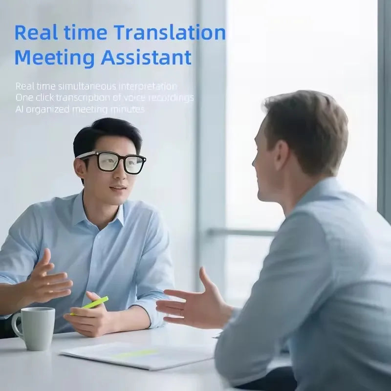 AI Smart Glasses with 8MP HD Camera & 4K Video Recording – Bluetooth Calls, Real-Time AI Translation & Music Smart Sunglasses 2026
