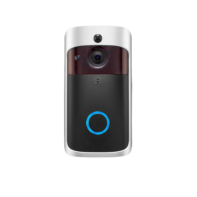 HD WiFi Video Doorbell Camera Wireless – Smart Doorbell with Motion Detection, Night Vision & Two-Way Audio for iOS & Android
