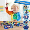 Montessori Kids Busy Board Quiet Book – Felt Activity Book for Toddlers, Educational Sensory Learning Travel Toy