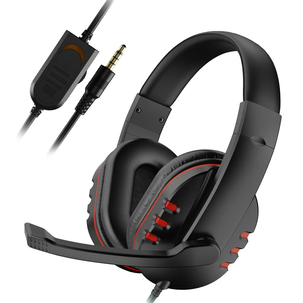 Wired Gaming Headset with Microphone | Stereo Headphones for PS4, PC, Laptop & Online Chat