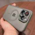 Magnetic Matte Translucent Case for iPhone 17 Pro Max with Luxury Lens Protector – MagSafe Compatible Shockproof Protective Cover