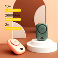 Portable Hanging Neck Fan – Bladeless USB Rechargeable Cooling Fan with Adjustable Lanyard for Travel & Sports
