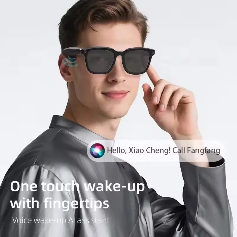 AI Smart Glasses with 8MP HD Camera & 4K Video Recording – Bluetooth Calls, Real-Time AI Translation & Music Smart Sunglasses 2026