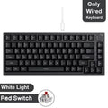 Ak820/Pro Wireless Mechanical Keyboard Bluetooth 5.1 2.4G USB-C Wired Hot Swappable RGB Gaming Keyboard Gasket Mount With