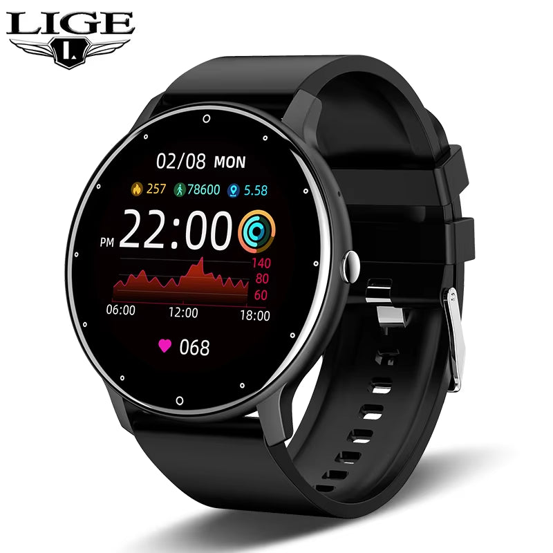 Smart Watch for Women & Men – Full Touch Screen Bluetooth Calling Fitness Tracker for Android & iOS