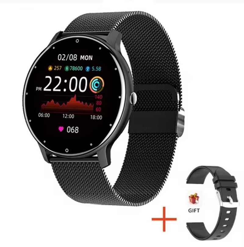 Smart Watch for Women & Men – Full Touch Screen Bluetooth Calling Fitness Tracker for Android & iOS