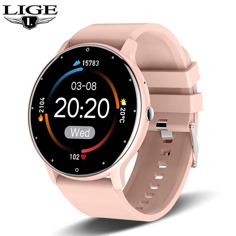 Smart Watch for Women & Men – Full Touch Screen Bluetooth Calling Fitness Tracker for Android & iOS