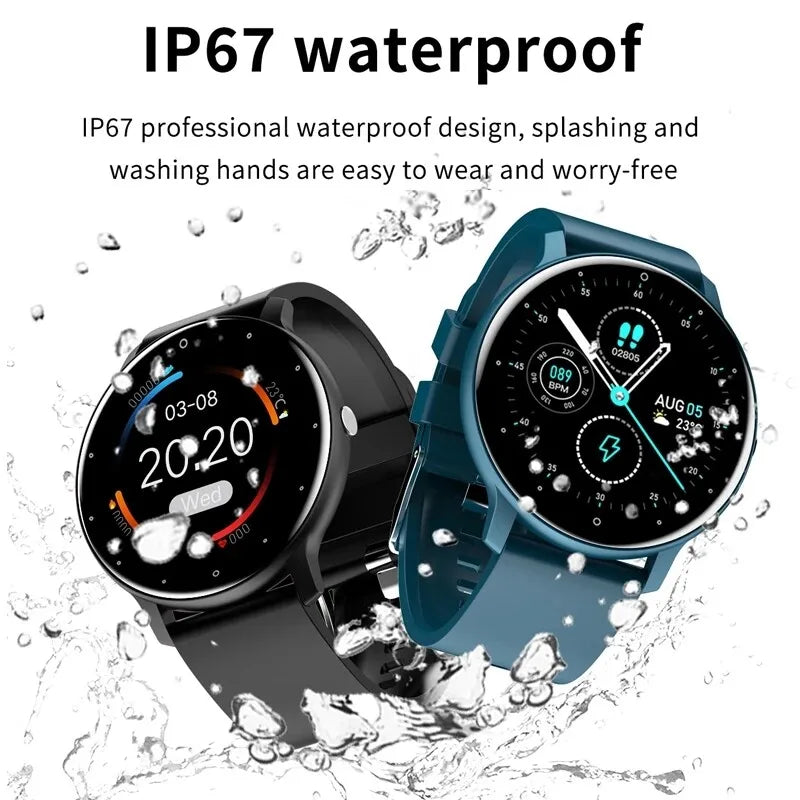 Smart Watch for Women & Men – Full Touch Screen Bluetooth Calling Fitness Tracker for Android & iOS
