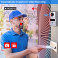 Wireless WiFi Video Doorbell System 1080P – 7-Inch Touch Screen Video Intercom with Door Camera & 32GB Storage