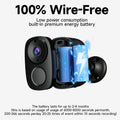 Wireless Outdoor Security Camera 2K HD – Battery Powered WiFi Camera with AI Motion Detection, Spotlight, Siren & Color Night Vision