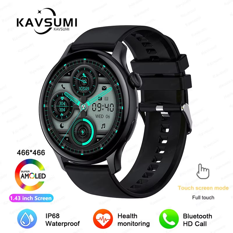 2026 NFC Smart Watch for Women | AMOLED HD Display, GPS, Bluetooth Calling, Heart Rate & Fitness Tracking