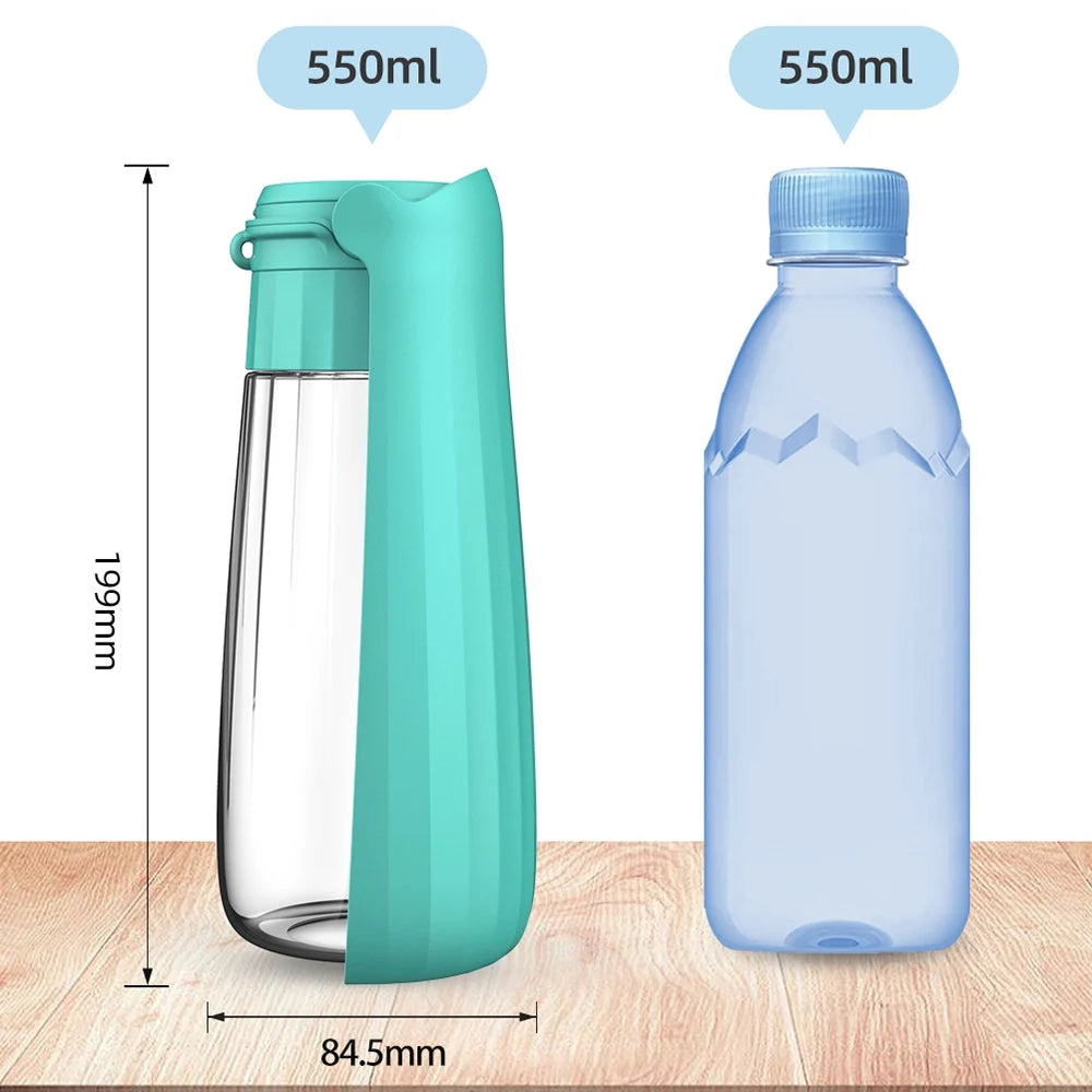 Portable Dog Water Bottle – Leak-Proof High Capacity Travel Water Dispenser for Dogs & Cats
