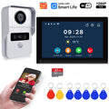 Wireless WiFi Video Doorbell System 1080P – 7-Inch Touch Screen Video Intercom with Door Camera & 32GB Storage