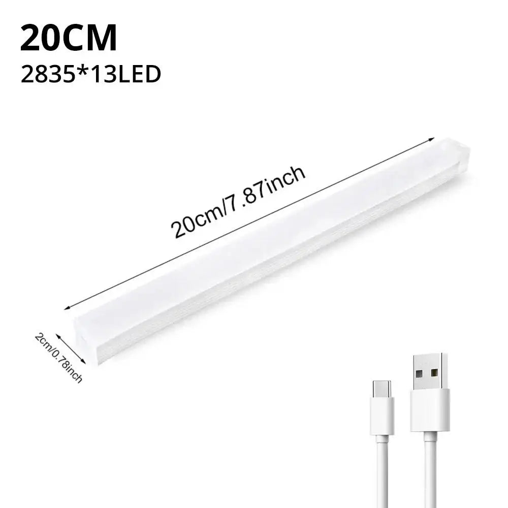 Wireless LED Motion Sensor Night Light – USB Rechargeable Magnetic Closet Light for Wardrobe, Kitchen, Hallway & Cabinet
