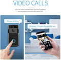 HD WiFi Video Doorbell Camera Wireless – Smart Doorbell with Motion Detection, Night Vision & Two-Way Audio for iOS & Android