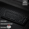 Ak820/Pro Wireless Mechanical Keyboard Bluetooth 5.1 2.4G USB-C Wired Hot Swappable RGB Gaming Keyboard Gasket Mount With