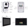 Wireless WiFi Video Doorbell System 1080P – 7-Inch Touch Screen Video Intercom with Door Camera & 32GB Storage