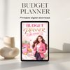 Budget Planner for Women | Monthly, Weekly Finance Organizer (PDF Editable)
