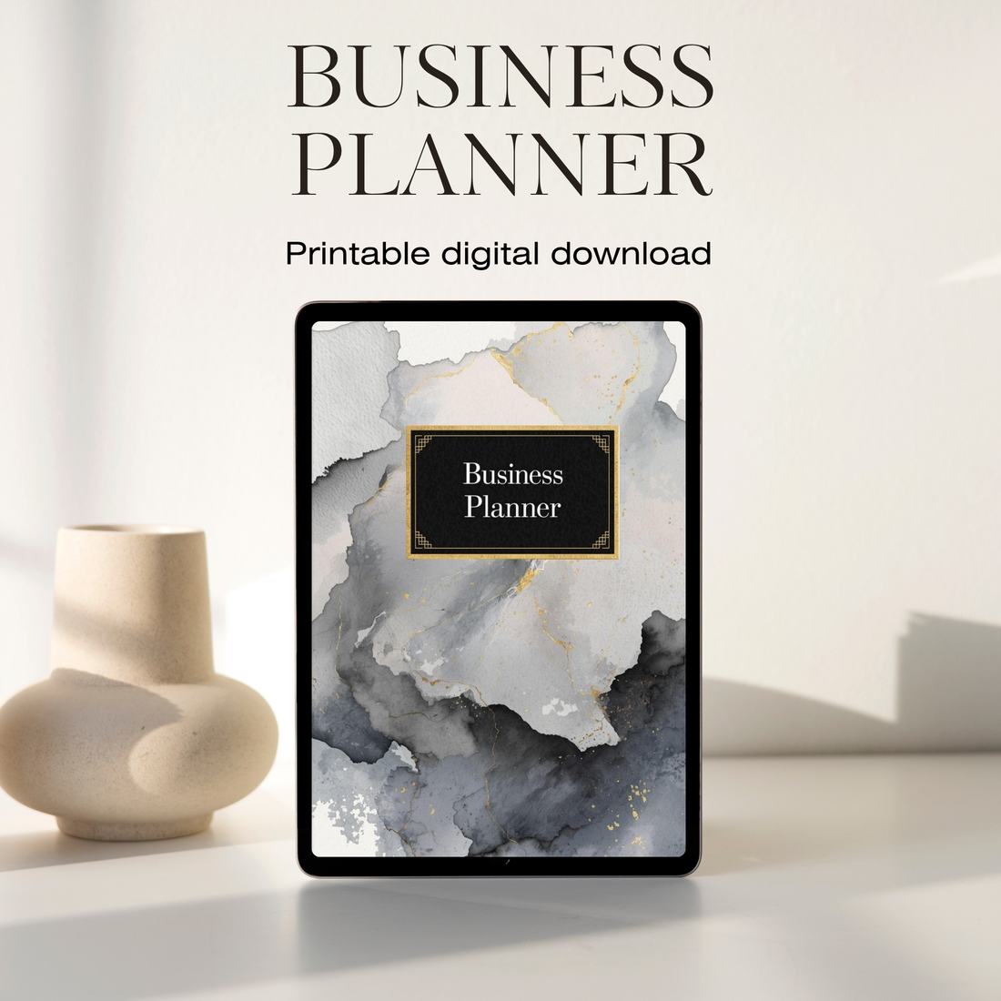 Editable Business Planner Bundle: Small Business, Content, Social Media (Undated)