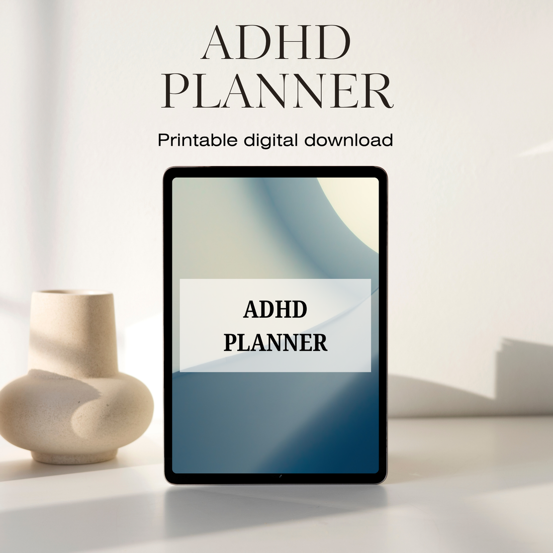 ADHD Productivity Planner, Daily Self-Care Journal (PDF)