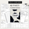 Editable Business Planner Bundle: Small Business, Content, Social Media