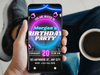 Editable Birthday Invitation Template | Digital Printable Party Invite | Customizable Kids & Adult Birthday Card PDF