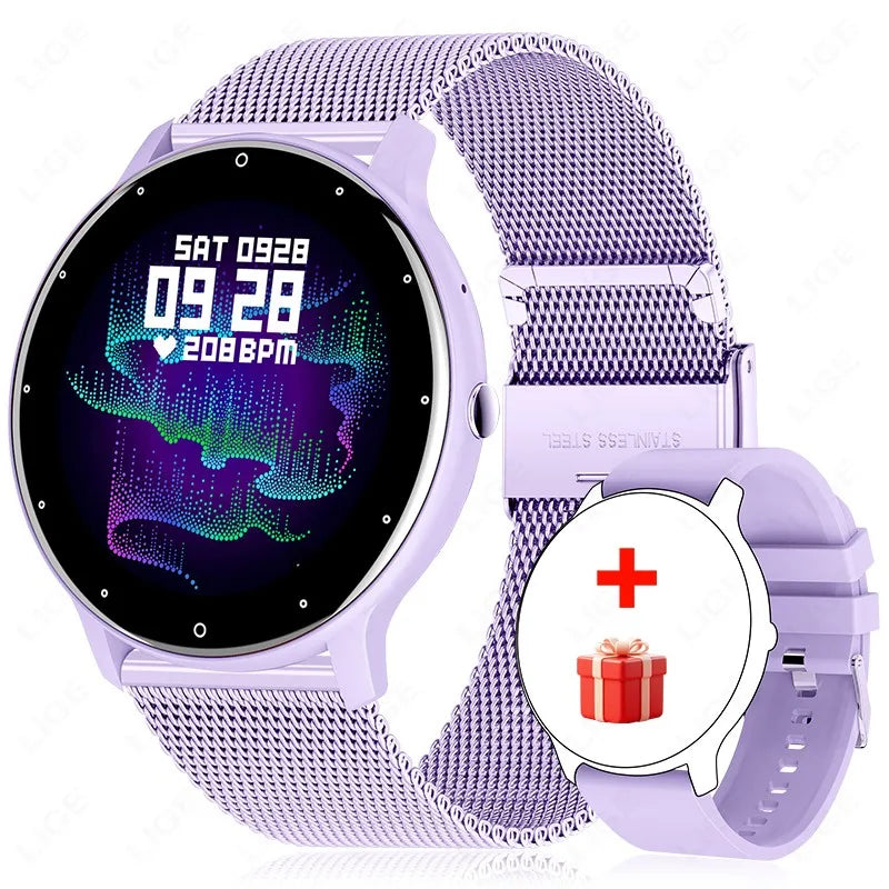 Smart Watch for Women & Men – Full Touch Screen Bluetooth Calling Fitness Tracker for Android & iOS