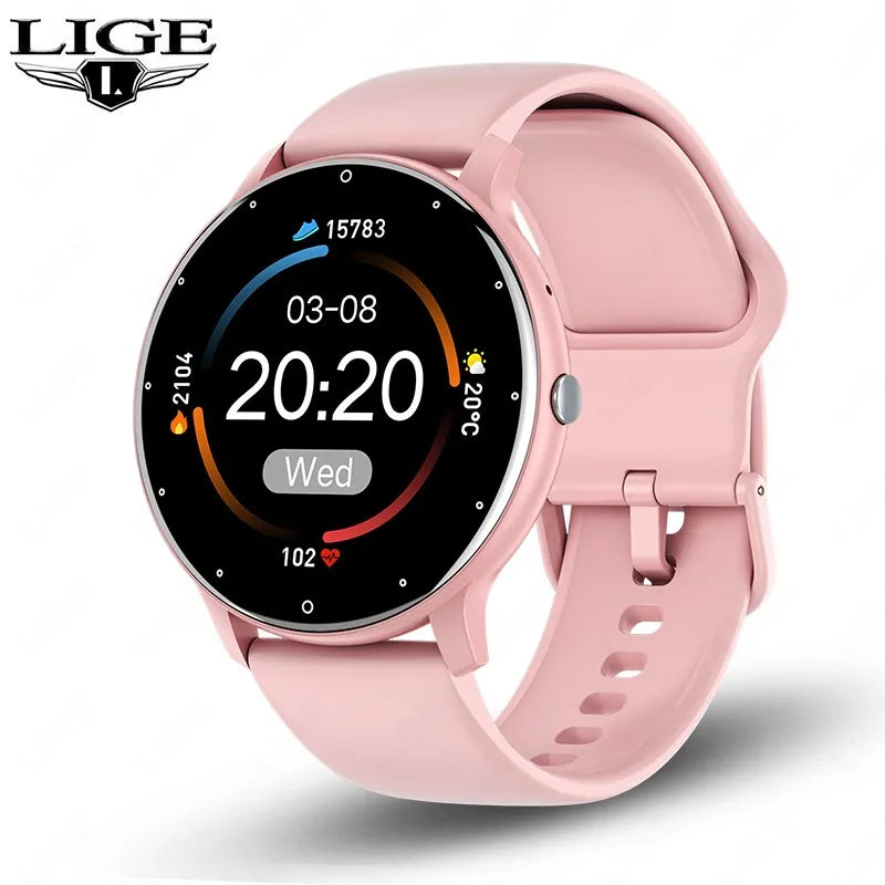 Smart Watch for Women & Men – Full Touch Screen Bluetooth Calling Fitness Tracker for Android & iOS