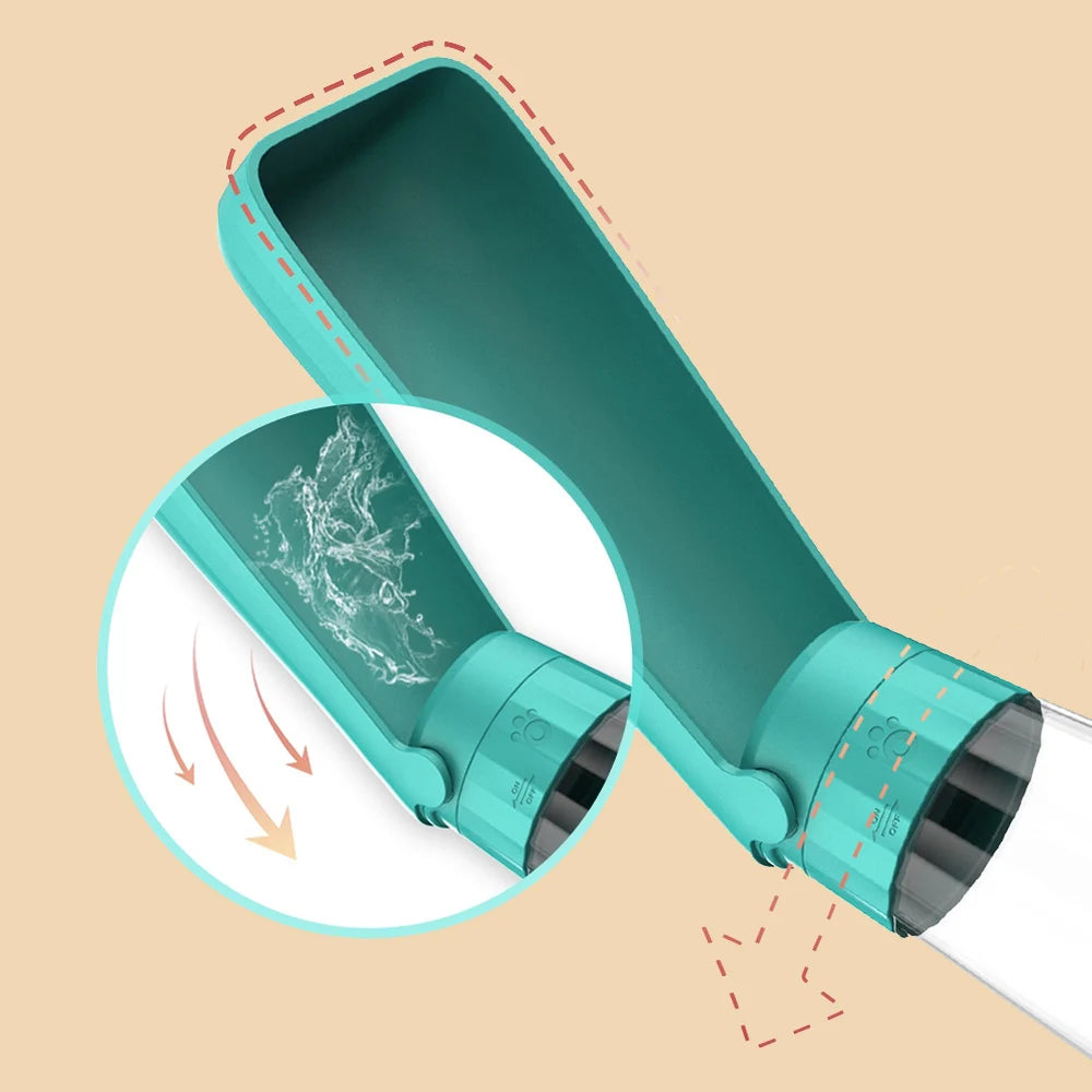 Portable Dog Water Bottle – Leak-Proof High Capacity Travel Water Dispenser for Dogs & Cats