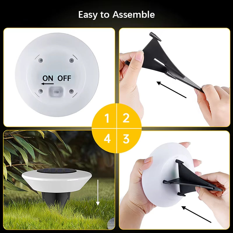 14Led Waterproof Outdoor Landscape Light, LED Lawn Lamp, for Garden Pathway Yard Deck Camping Decor