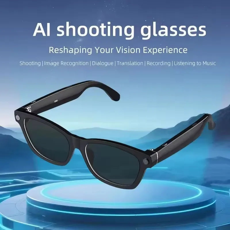 AI Smart Glasses with 8MP HD Camera & 4K Video Recording – Bluetooth Calls, Real-Time AI Translation & Music Smart Sunglasses 2026