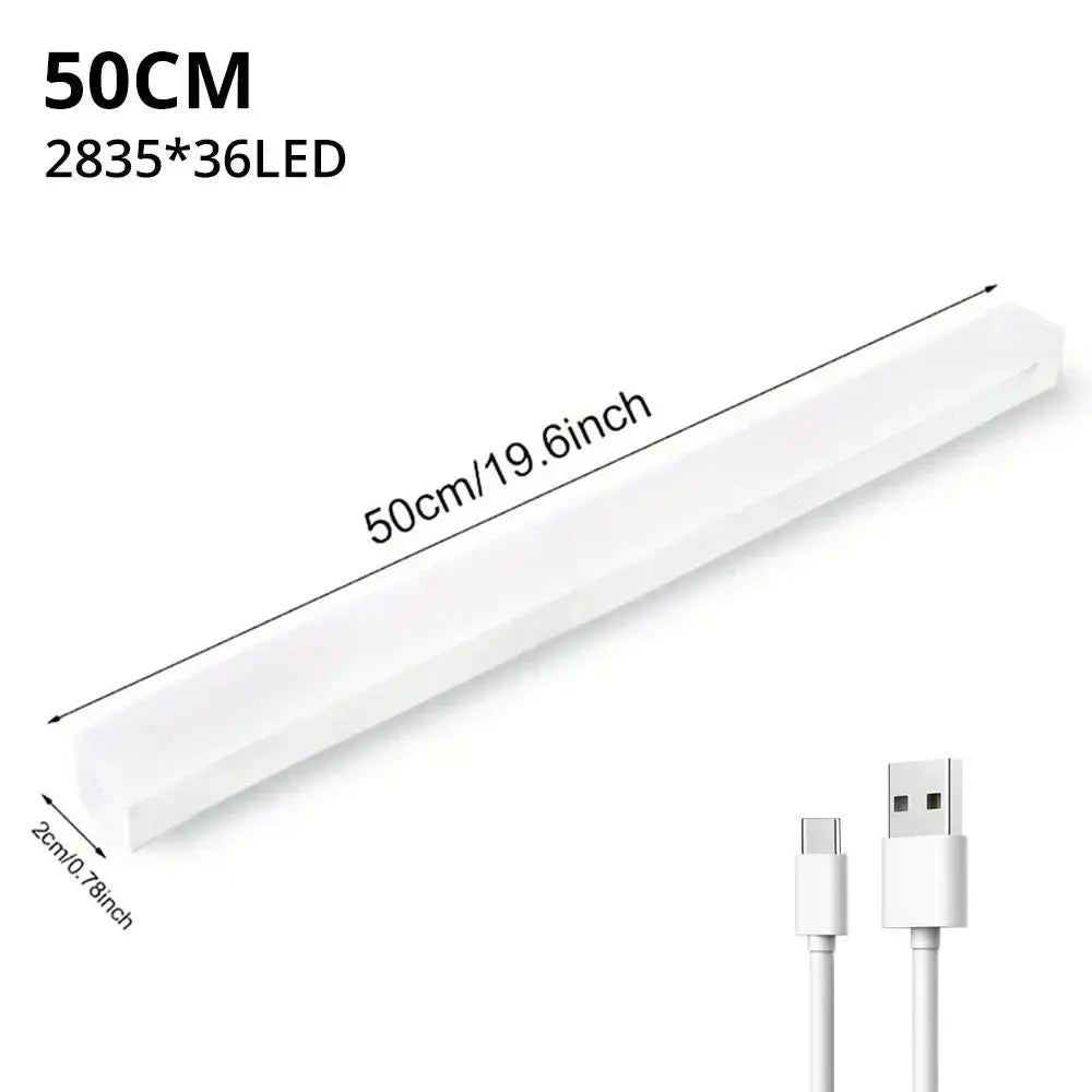 Wireless LED Motion Sensor Night Light – USB Rechargeable Magnetic Closet Light for Wardrobe, Kitchen, Hallway & Cabinet
