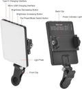 LED Portable Clip-On Selfie Light – Rechargeable Video Conference & Camera Light for iPhone, Laptop & Content Creation