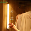 Wireless LED Motion Sensor Night Light – USB Rechargeable Magnetic Closet Light for Wardrobe, Kitchen, Hallway & Cabinet