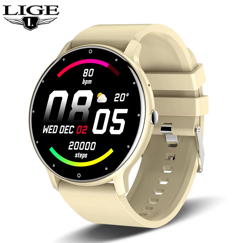 Smart Watch for Women & Men – Full Touch Screen Bluetooth Calling Fitness Tracker for Android & iOS