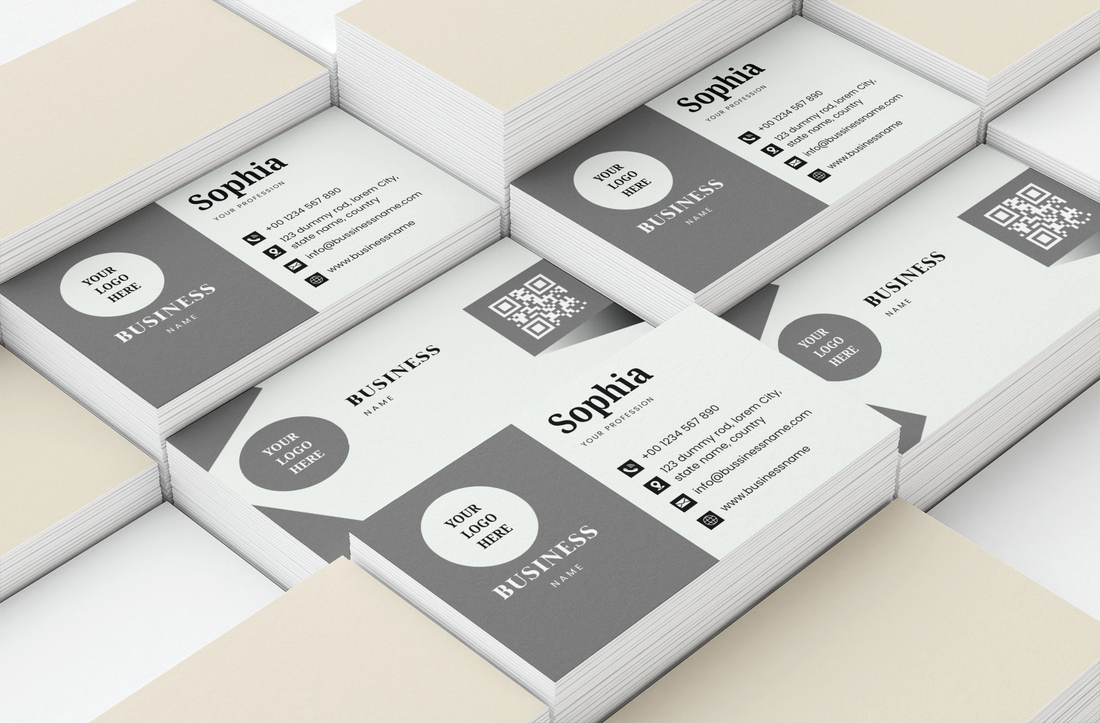 Editable Canva Business Card Template | Modern Minimalist Design (Digital Download)